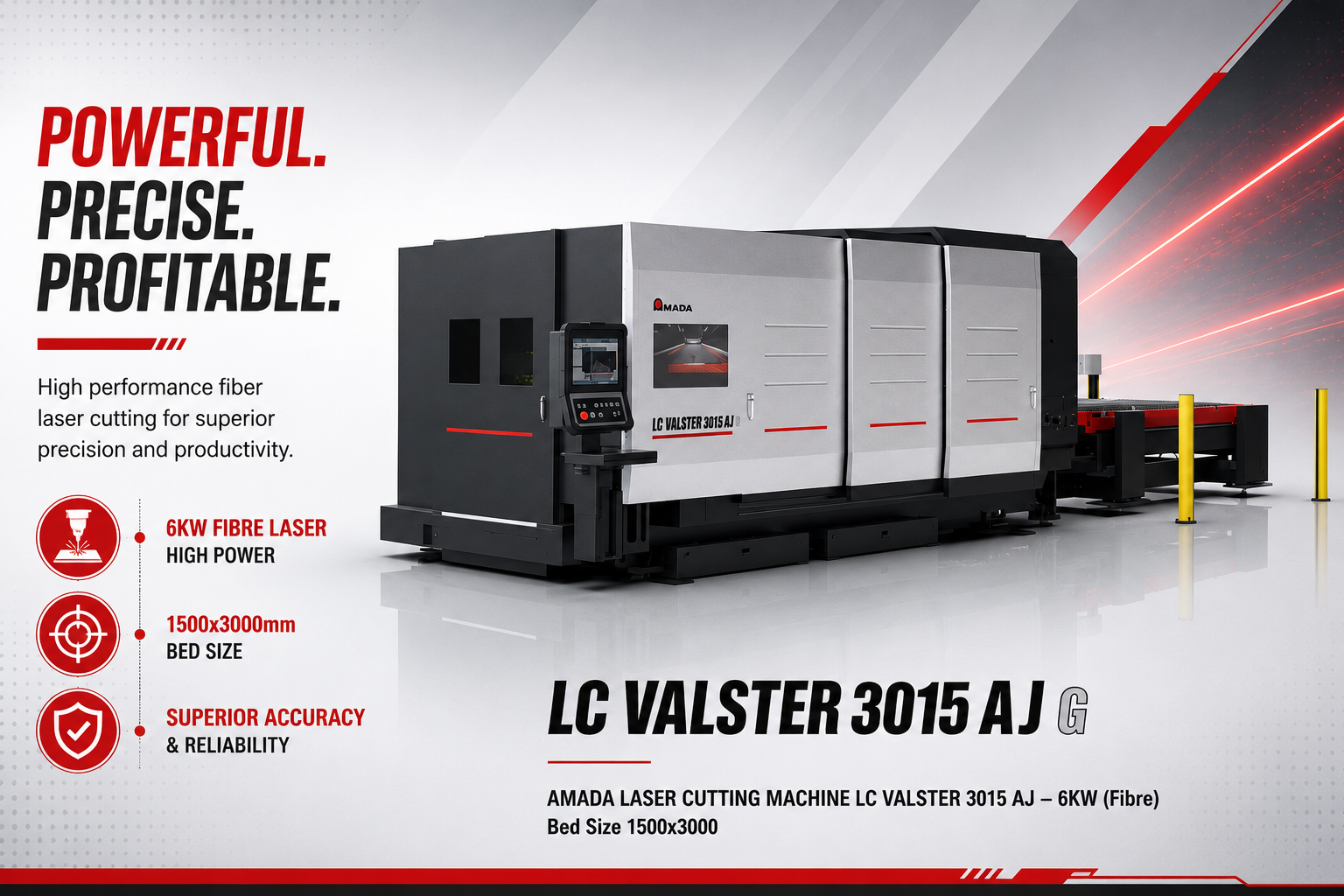 Amada LC Valster 3015 AJ CNC Laser Cutting Machine